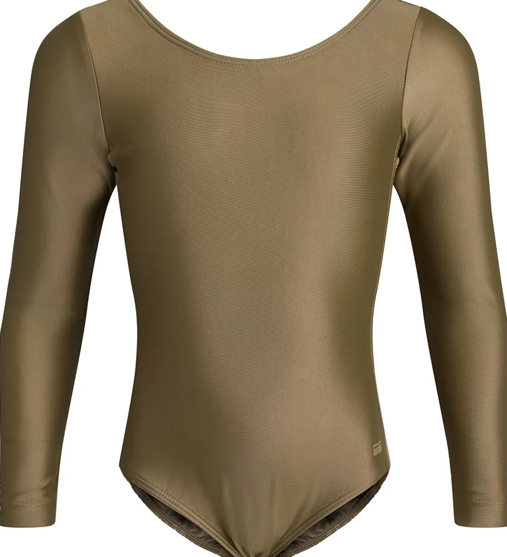 Gymnastiktøj-Rethinkit Gymnastikdragt - Frida - Deep Olive