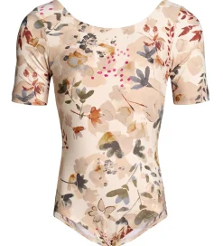 Gymnastiktøj-Rethinkit Gymnastikdragt k/æ - Fraya - Flower Camouflage