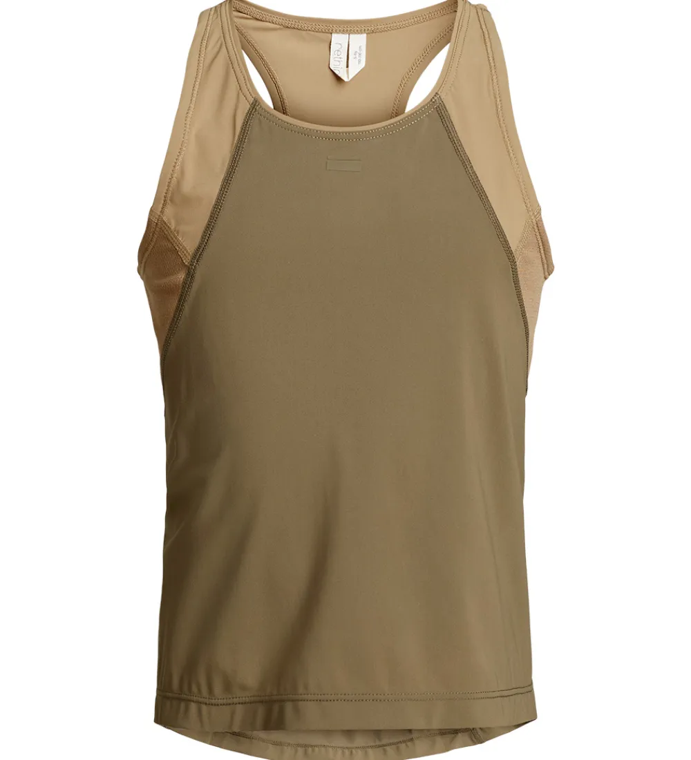 T-Shirts Og Toppe-Rethinkit Tanktop - Anais - Deep Olive