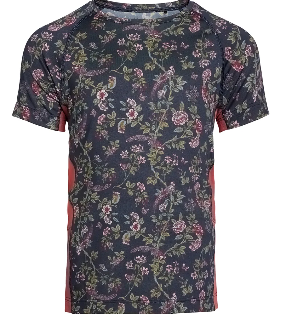 T-Shirts Og Toppe-Rethinkit T-shirt - Carla - Flower Birds