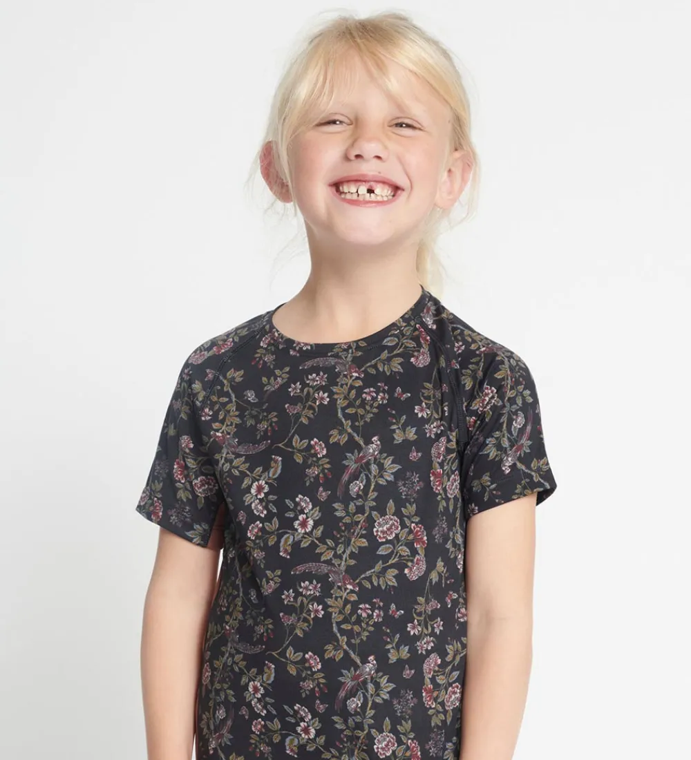 T-Shirts Og Toppe-Rethinkit T-shirt - Carla - Flower Birds