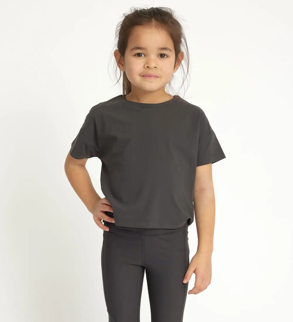 Rethinkit T-Shirts Og Toppe*T-shirt - Vela - Almost Black