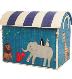 Rice Kurve*Opbevaringskurve - Raffia - 3 stk. - 52/45/37 cm - Animal