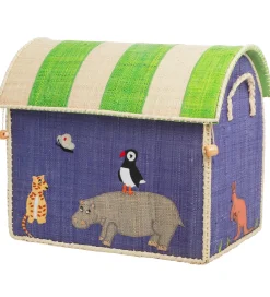 Rice Kurve*Opbevaringskurve - Raffia - 3 stk. - 52/45/37 cm - Animal