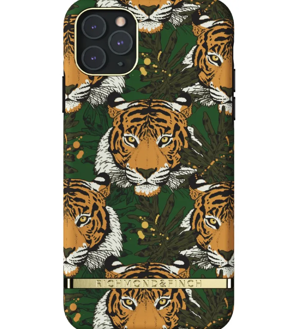 Mobilcovers-Richmond & Finch Cover - iPhone 11 Pro Max - Green Tiger