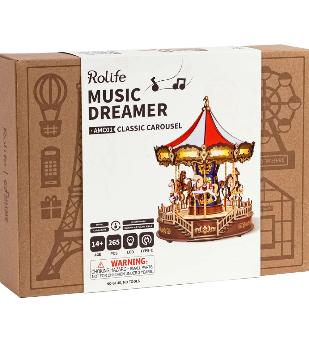 Kreasæt-Rolife Miniature-diorama - DIY - Classic Carousel AMC01 - 265