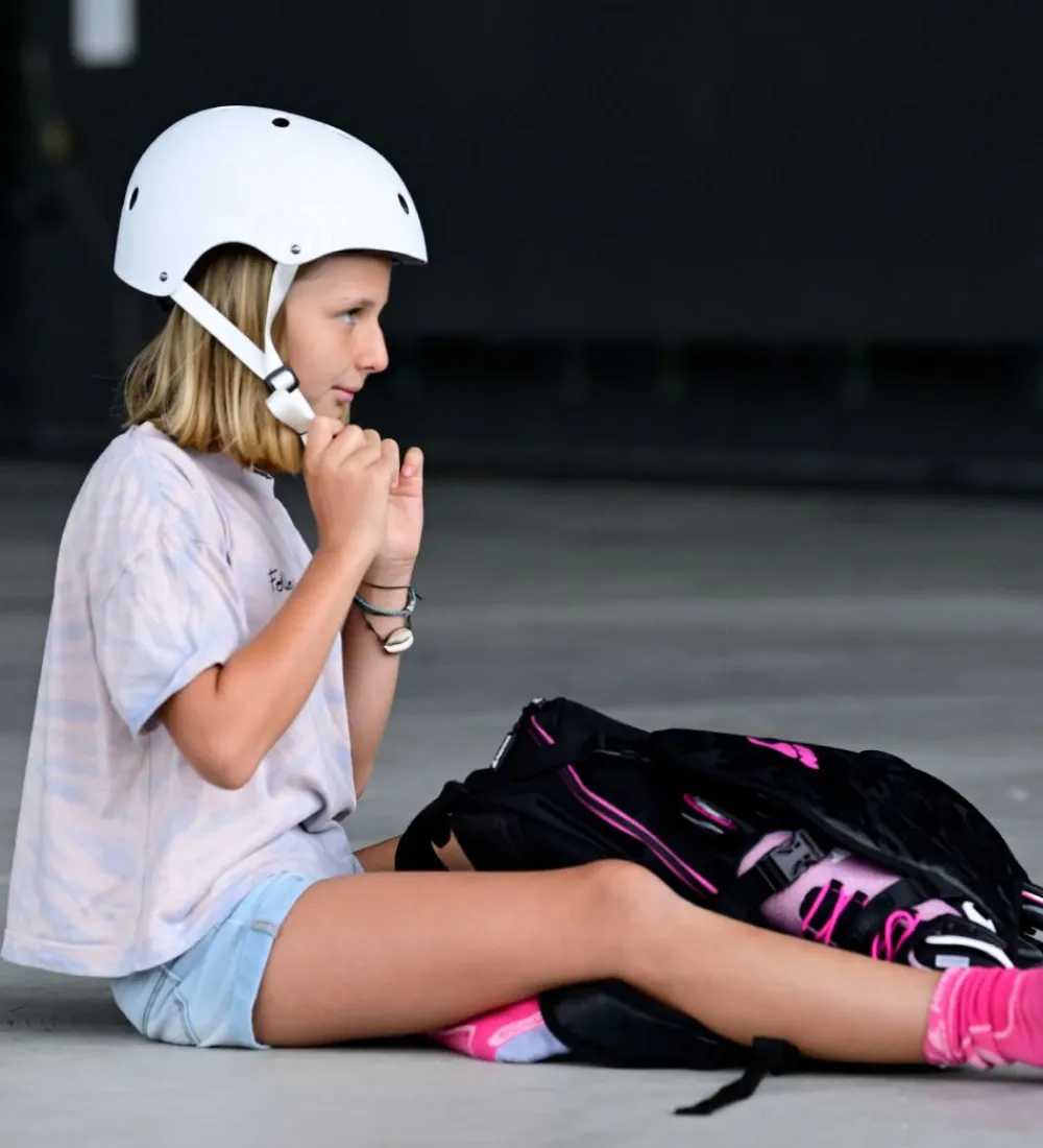 Skaterhjelme-Rollerblade Hjelm - Downtown Helmet - Hvid/Sort