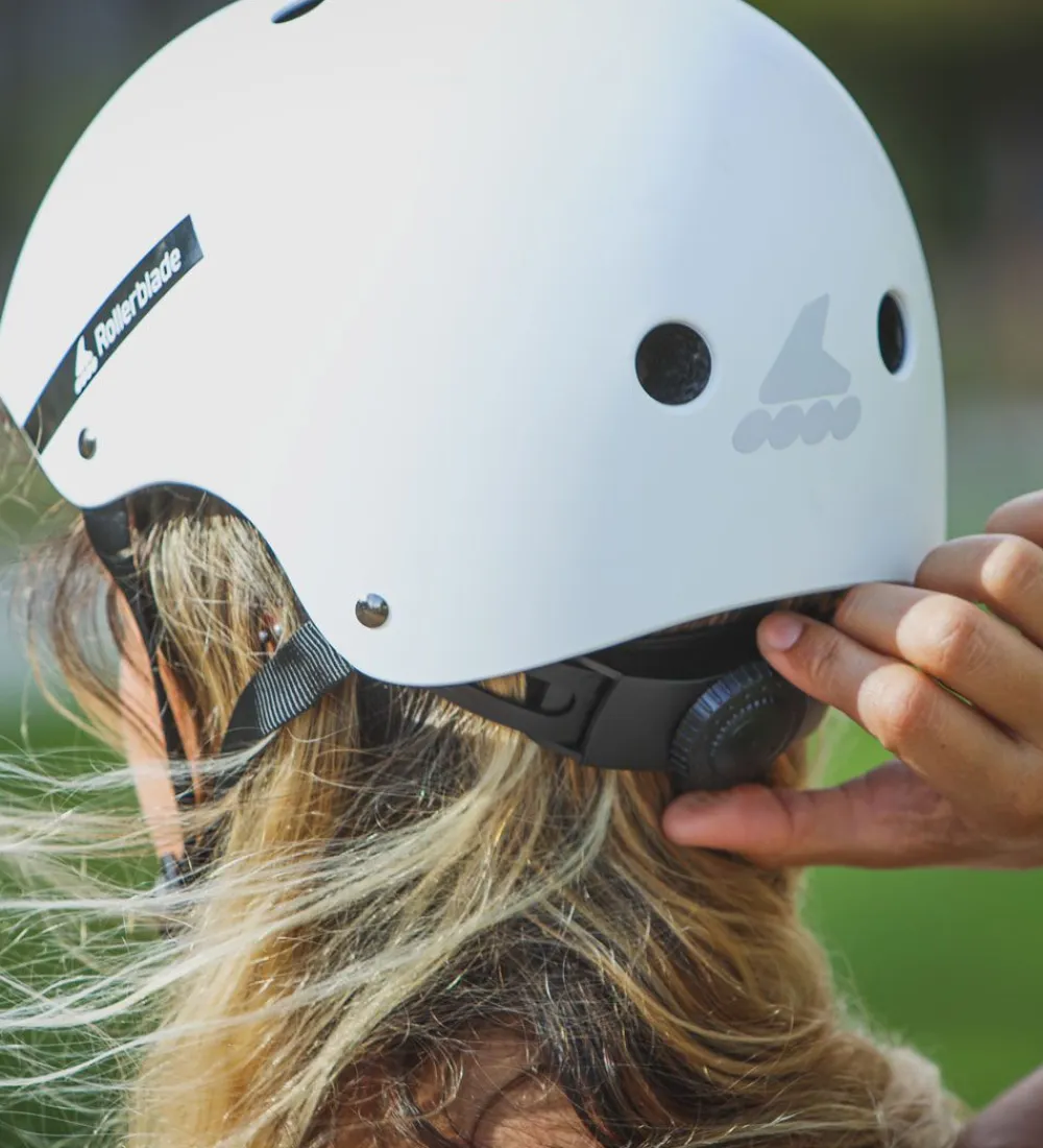 Skaterhjelme-Rollerblade Hjelm - Downtown Helmet - Hvid/Sort