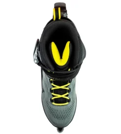 Rulleskøjter|Rulleskøjter-Rollerblade Rulleskøjter - Macroblade - 80 ABT - Silver/Neon Yel