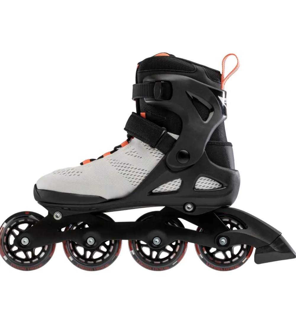 Rulleskøjter|Rulleskøjter-Rollerblade Rulleskøjter - Macroblade - 80 W - Gray/Coral - Inli