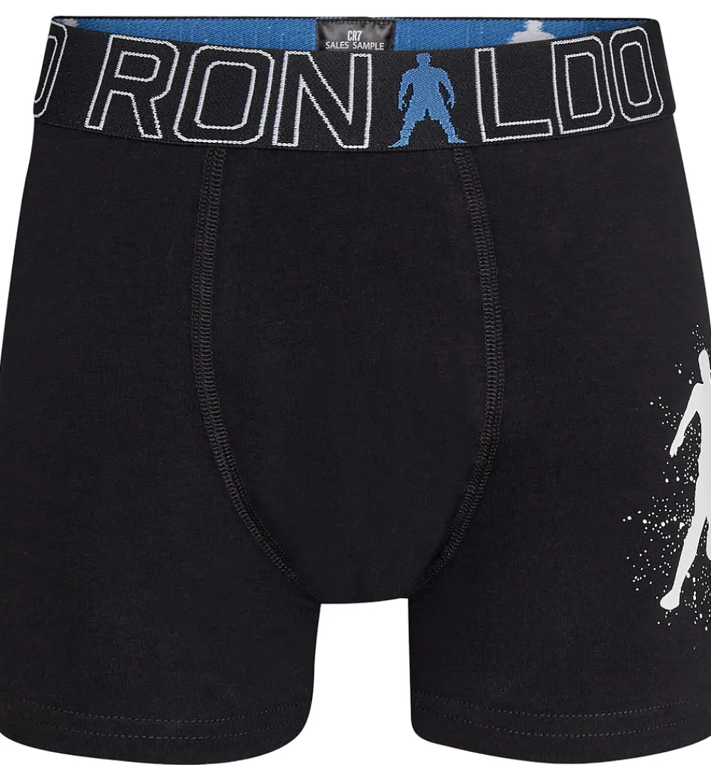 JBS Undertøj*Ronaldo Boxershorts - Noos - 2-pak - Sort/Grå m. Blå