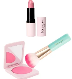 Sminke|Neglelak-Rosajou Sminkesæt - Blush/Læbestift/Neglelak m.m. - 9 Dele