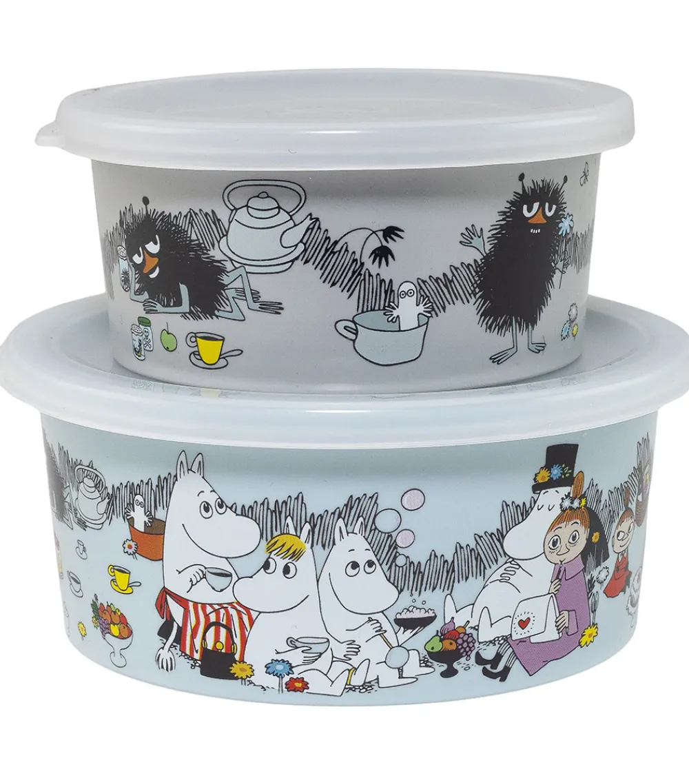 Madkasser-Rätt Start Snackbokse - 2-pak - Mumi - 450/250 ml - Stinky