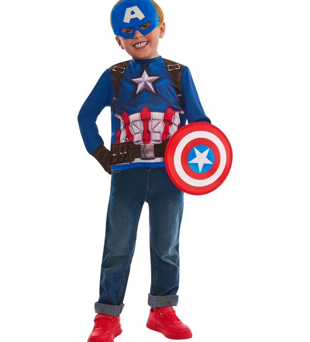 Halloween-Rubies Udklædning - Marvel Captain America