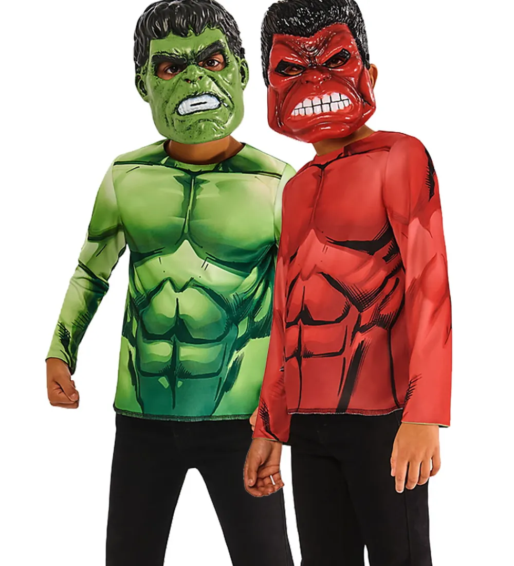 Udklædningstøj|Halloween-Rubies Udklædning - Marvel Hulk Reversable