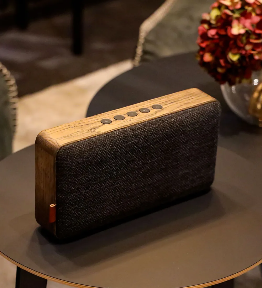 Højtalere-SACKit Højtaler - Move Wood - Smoked Oak