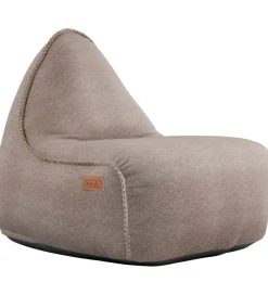 Sækkestole|Stole-SACKit Sækkestol - Canvas Lounge Chair - 96x80x70 cm - Sand