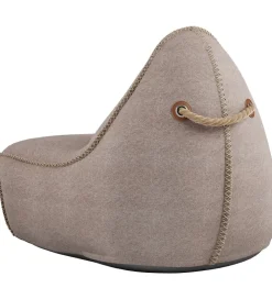 Sækkestole|Stole-SACKit Sækkestol - Canvas Lounge Chair - 96x80x70 cm - Sand