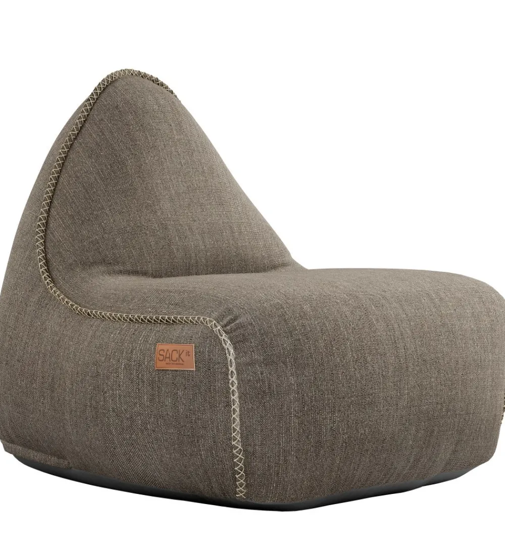 Sækkestole|Stole-SACKit Sækkestol - Cobana Lounge Chair - 96x80x70 cm - Brun