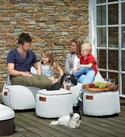 SACKit Sækkestole|Stole*Sækkestol - Cobana Lounge Chair - 96x80x70 cm - Turkis