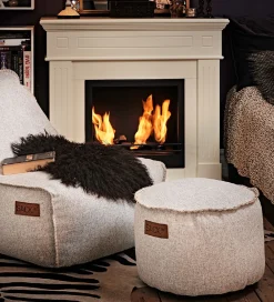 SACKit Sækkestole|Stole*Sækkestol - Cobana Lounge Chair - 96x80x70 cm - Hvid