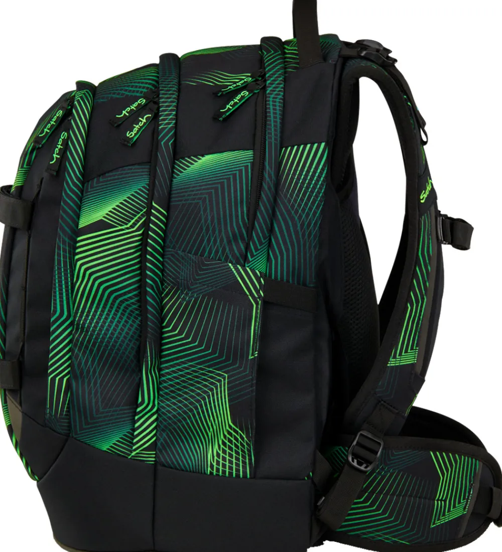 Skoletasker-Satch Skoletaske - Pack - Seismic Green