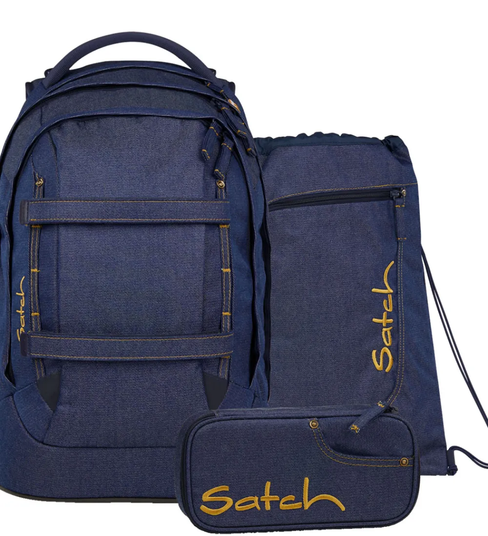 Skoletasker-Satch Skoletaskesæt - Pack - Denim Blue