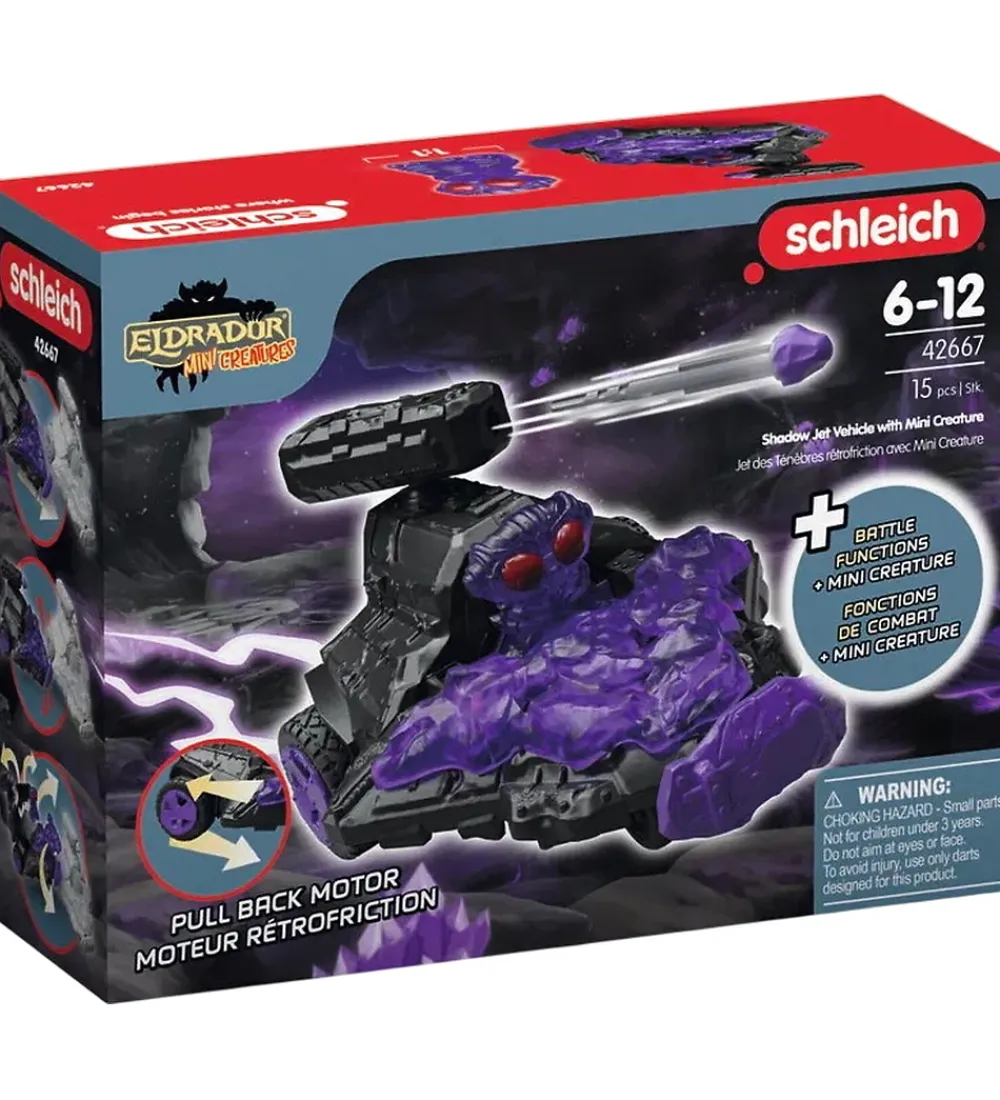 Schleich Schleich*Eldrador Mini Creatures - Shadow Jet Køretøj - 42667