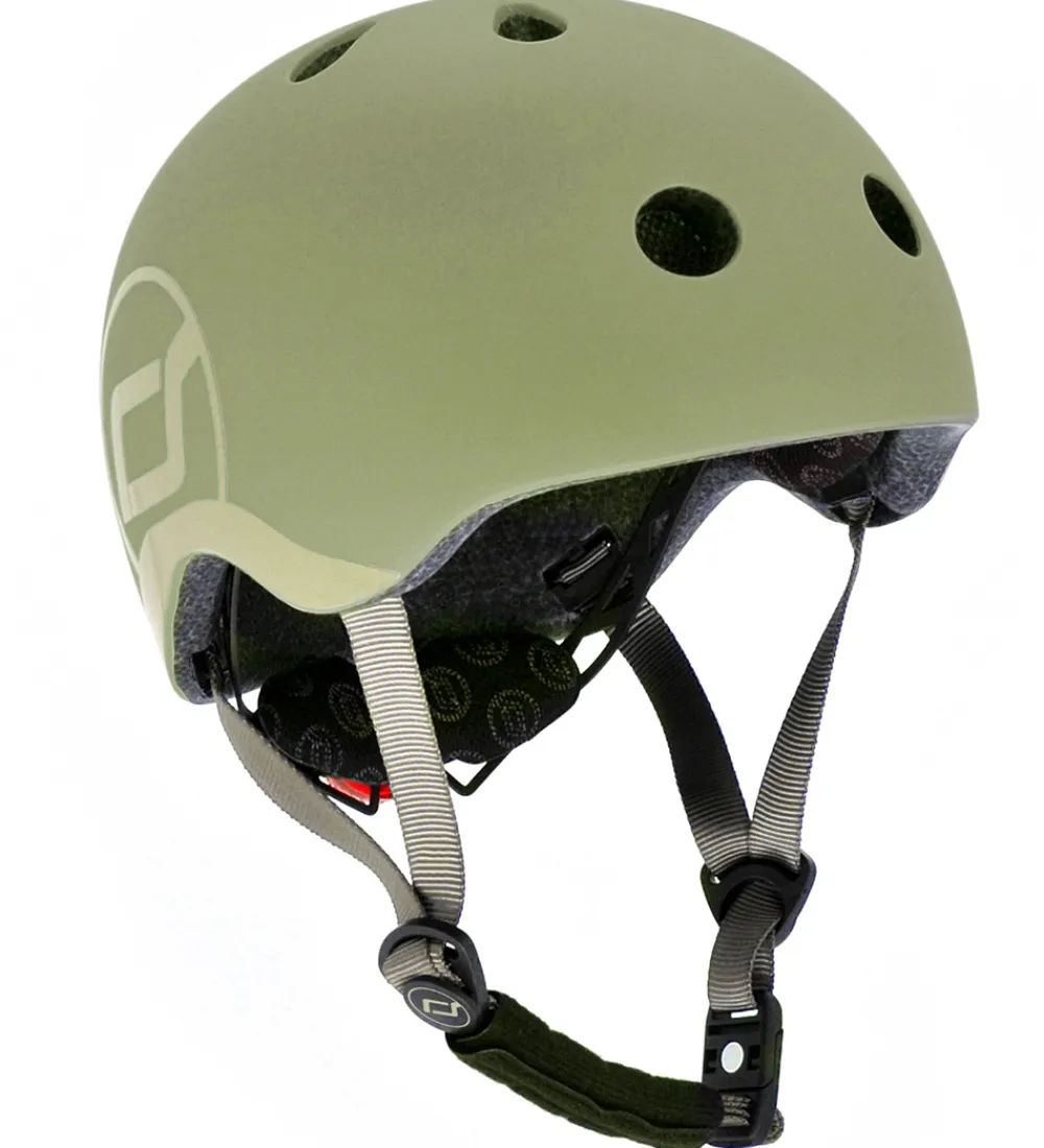 Scoot and Ride Børnesikkerhed|Cykelhjelme*Cykelhjelm - Olive