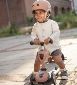 Scoot and Ride Børnesikkerhed|Cykelhjelme*Cykelhjelm - Mocha