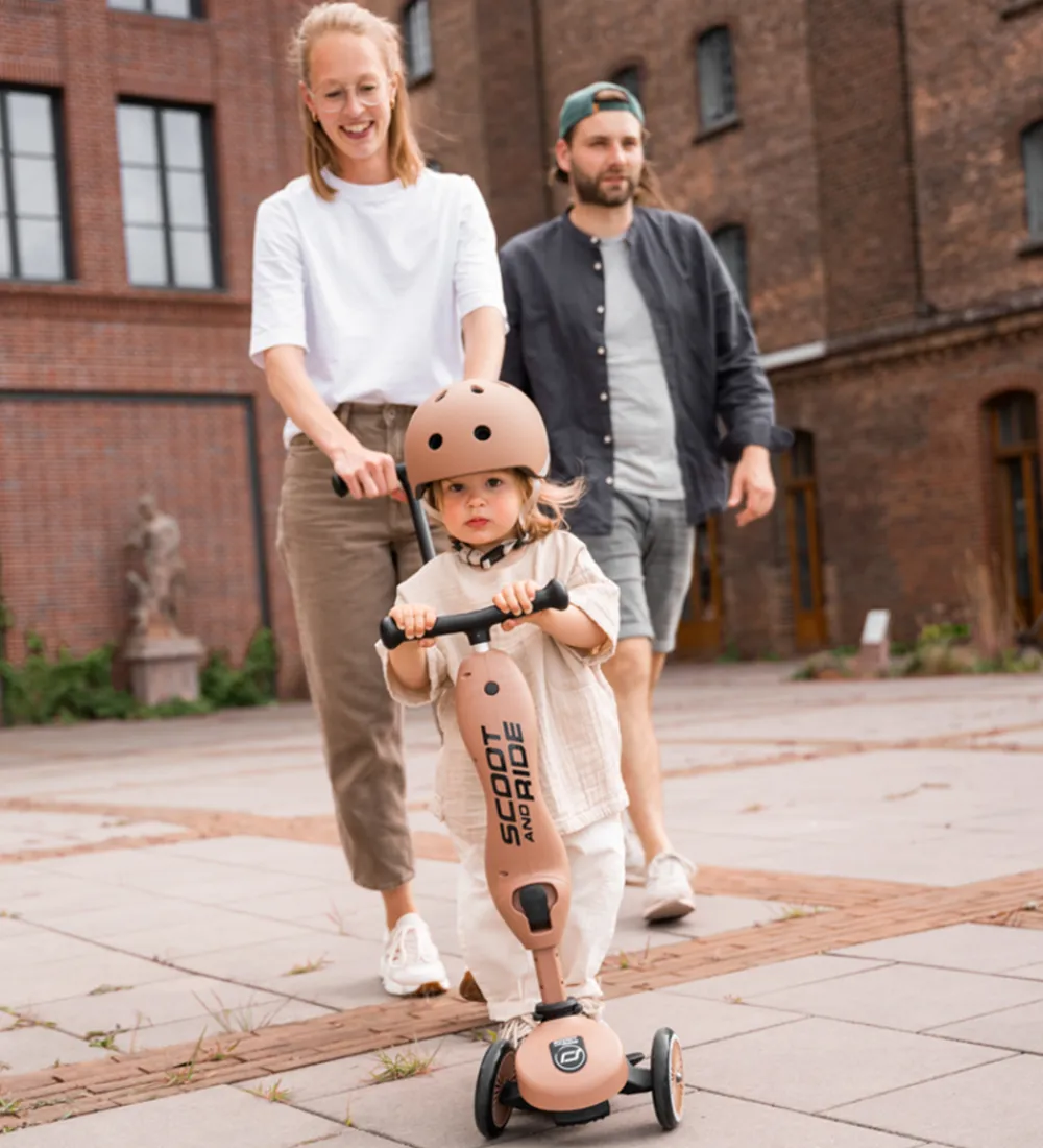 Scoot and Ride Børnesikkerhed|Cykelhjelme*Cykelhjelm - Mocha