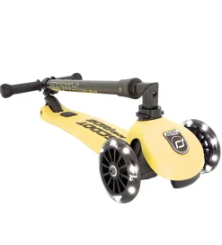 Løbehjul|Løbehjul-Scoot and Ride Highway Kick 3 - LED - Lemon