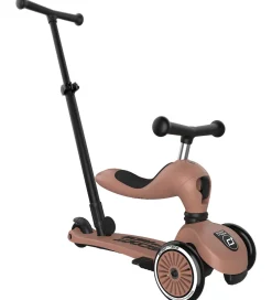 Løbehjul|Løbehjul-Scoot and Ride Highway Kick 1 Push & Go - Mocha