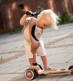 Løbehjul|Løbehjul-Scoot and Ride Highway Kick 1 Push & Go - Mocha