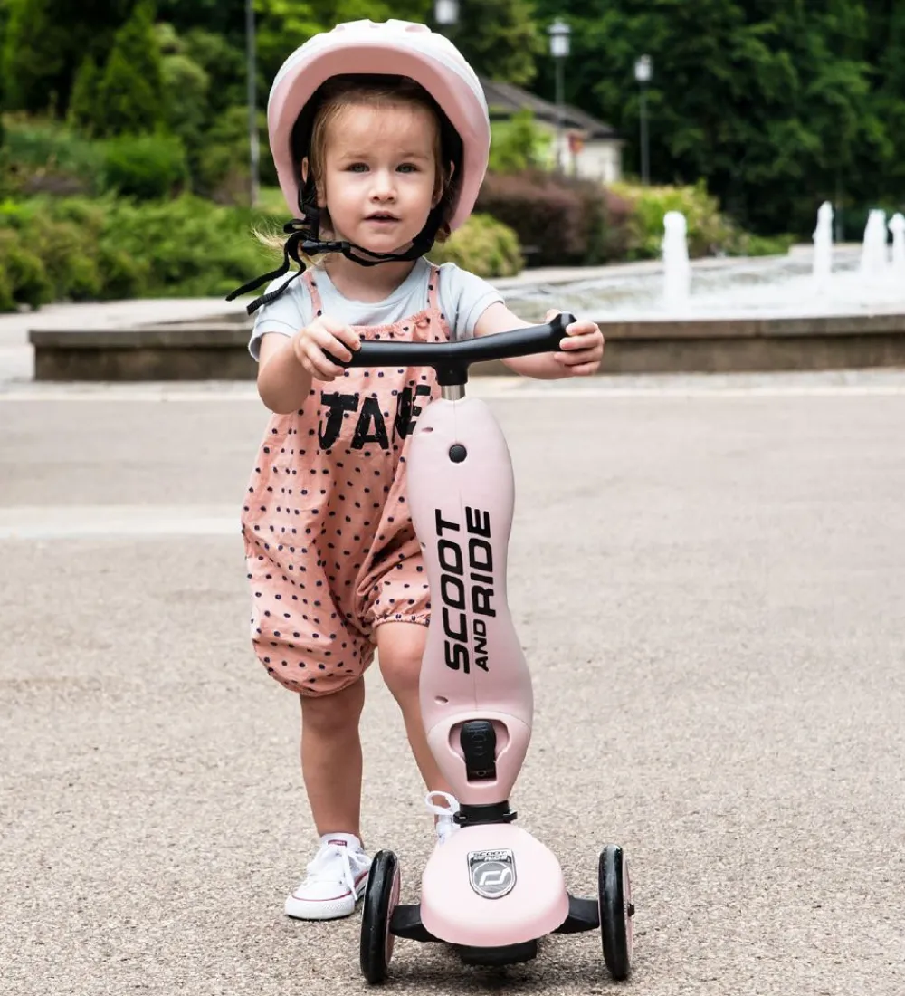 Løbecykler|Løbehjul-Scoot and Ride Highway Kick 1 - Rose
