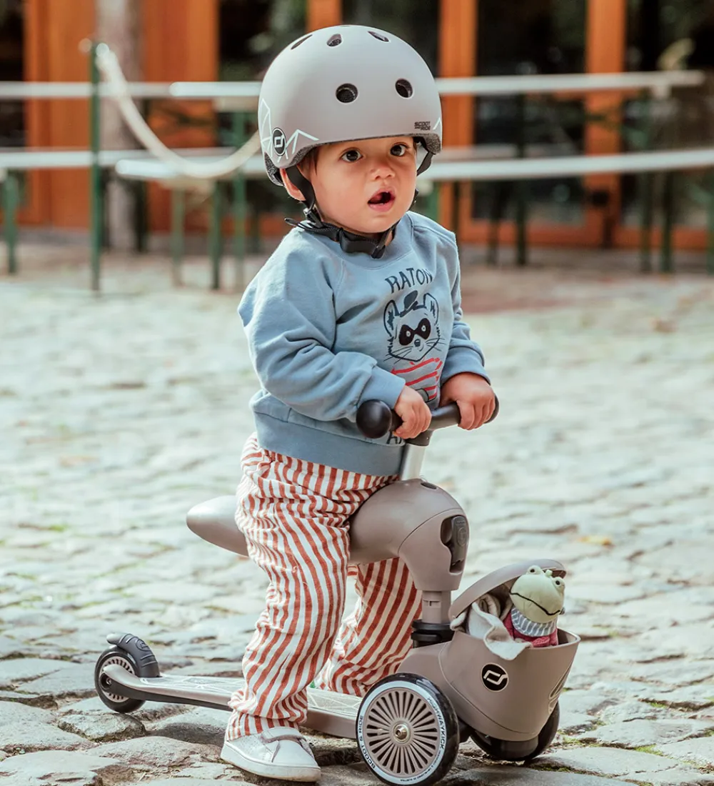 Scoot and Ride Løbecykler|Løbehjul*Highwaykick 1 Lifestyle - Brown Lines