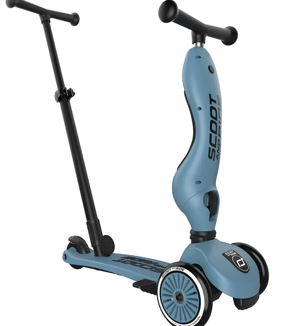 Scoot and Ride Løbecykler|Løbehjul*Highwaykick 1 Push&Go - Steel
