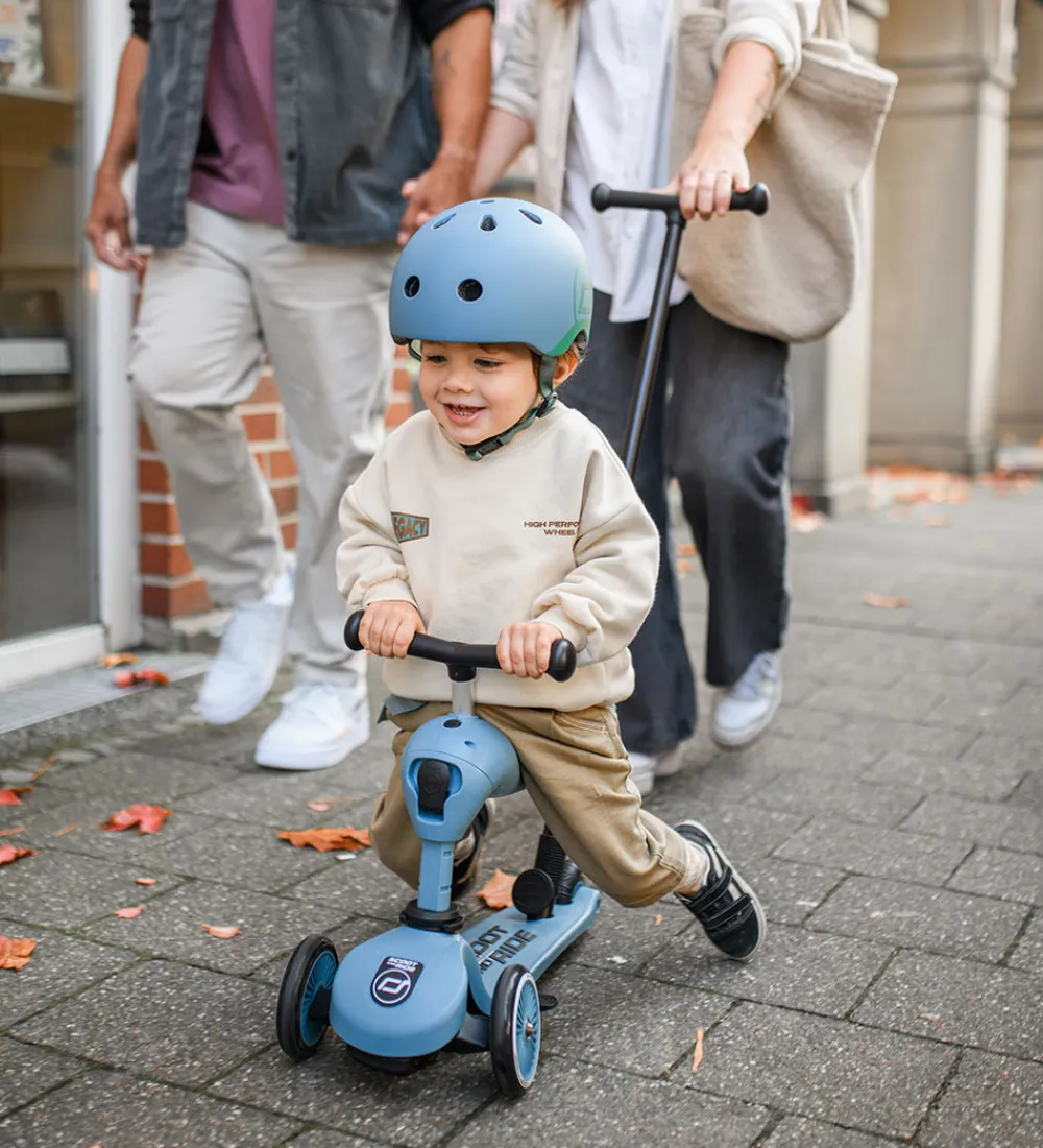 Scoot and Ride Løbecykler|Løbehjul*Highwaykick 1 Push&Go - Steel