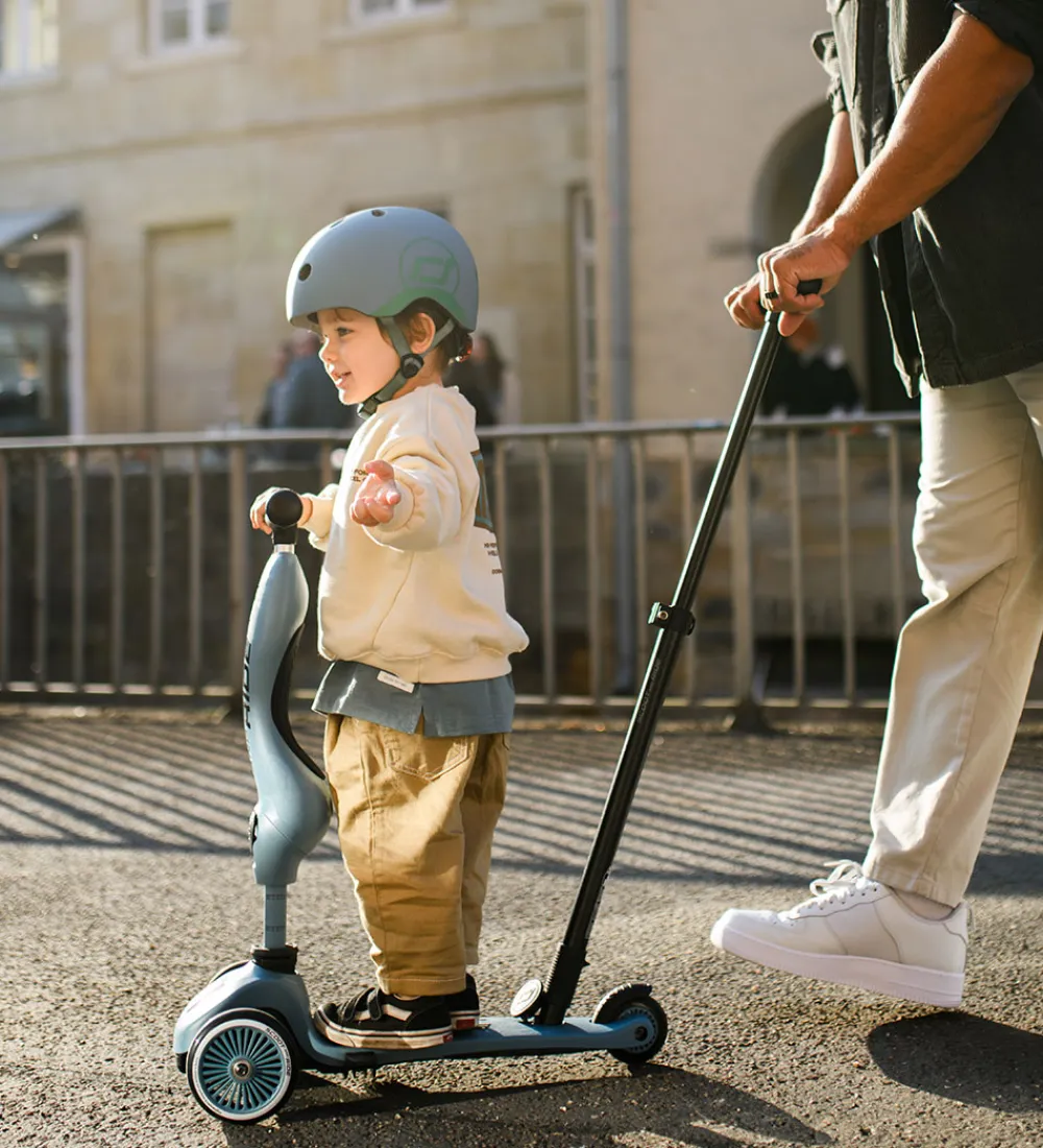 Scoot and Ride Løbecykler|Løbehjul*Highwaykick 1 Push&Go - Steel