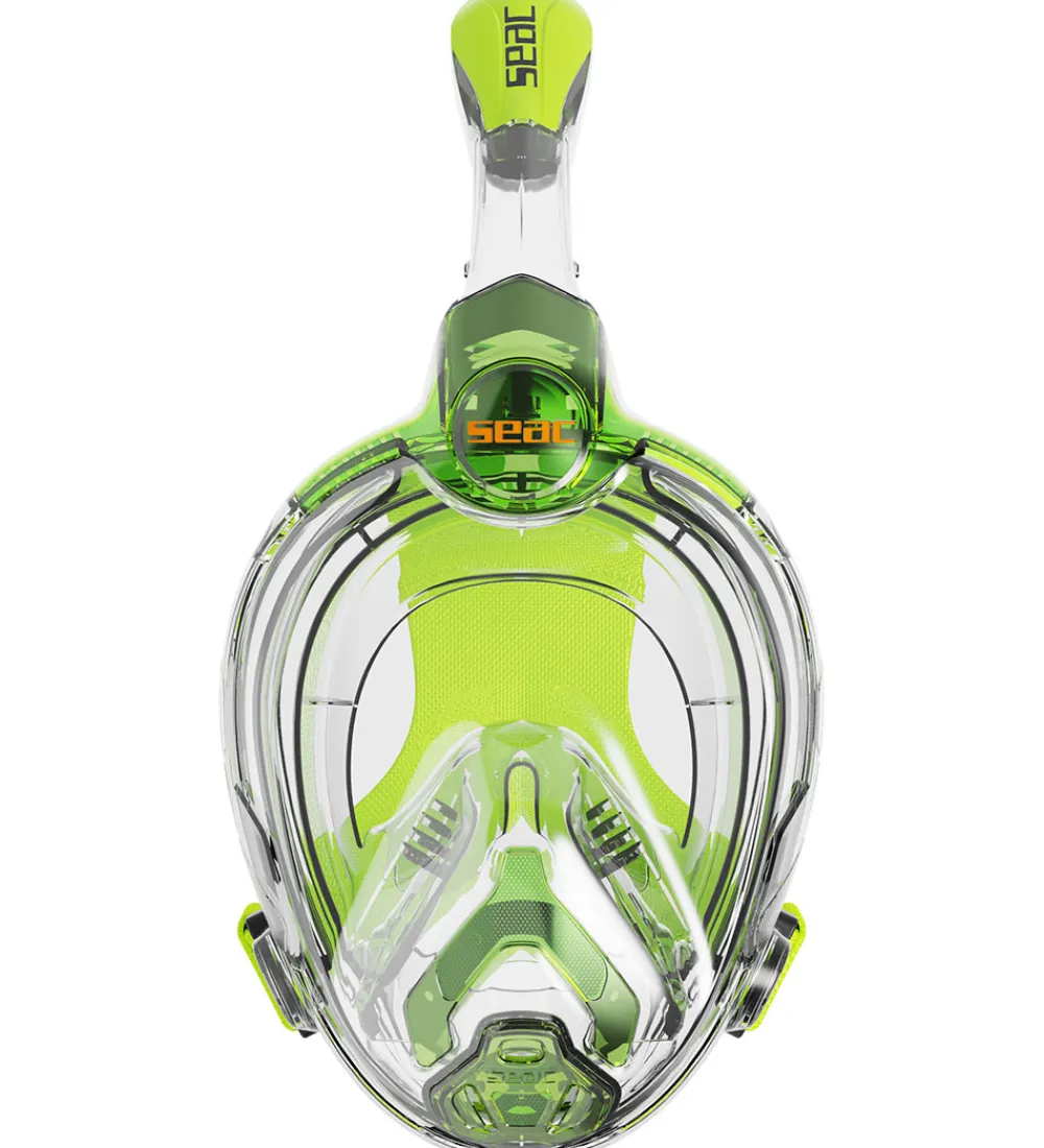Dykkermasker|Snorkling-Seac Snorkelmaske - Libera Junior - Transparent/Lime