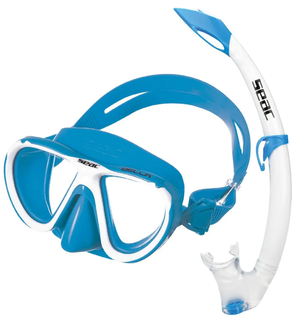 Seac Dykkermasker*Snorkelsæt - Bella - Lyseblå