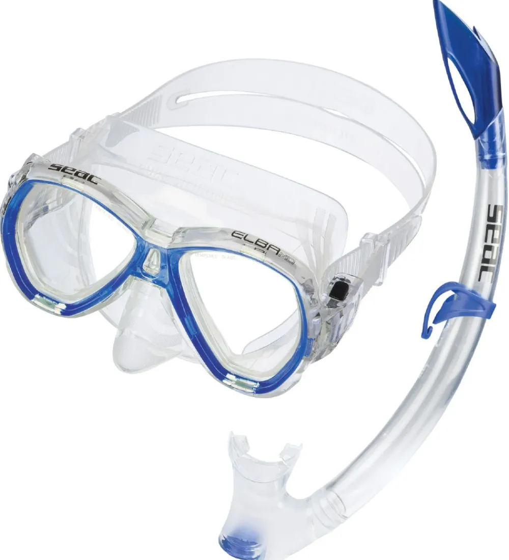 Dykkermasker-Seac Snorkelsæt - Elba - Blå