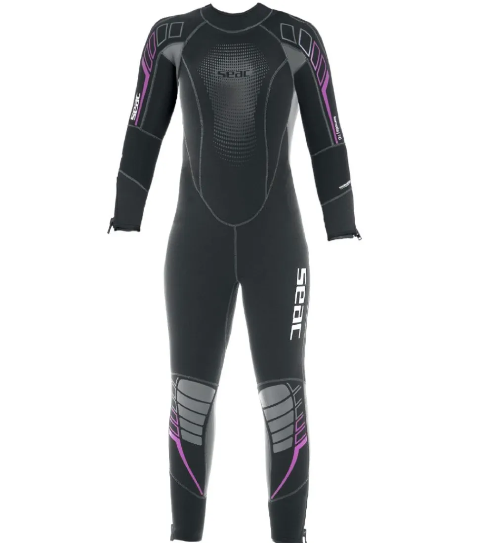 Seac Våddragter|Snorkling*Våddragt - Komoda Flex Lady 5 mm - Sort/Pink