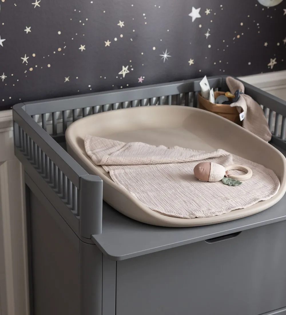 Sebra Puslepuder Og -Underlag*Puslepude - 65x50 cm - Seabreeze Beige