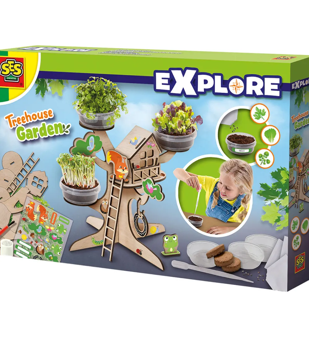 Kreasæt-SES Creative - Explore - Byg Selv Urtehavehus