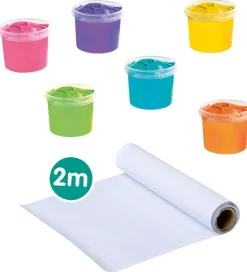 SES Creative Maling|Kreasæt*- Fingermaling Megasæt - 6x110ml