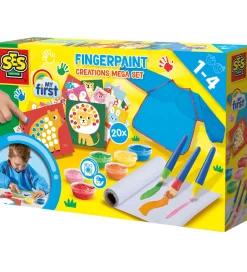 SES Creative Maling|Kreasæt*- Min Første - Fingermaling Megasæt