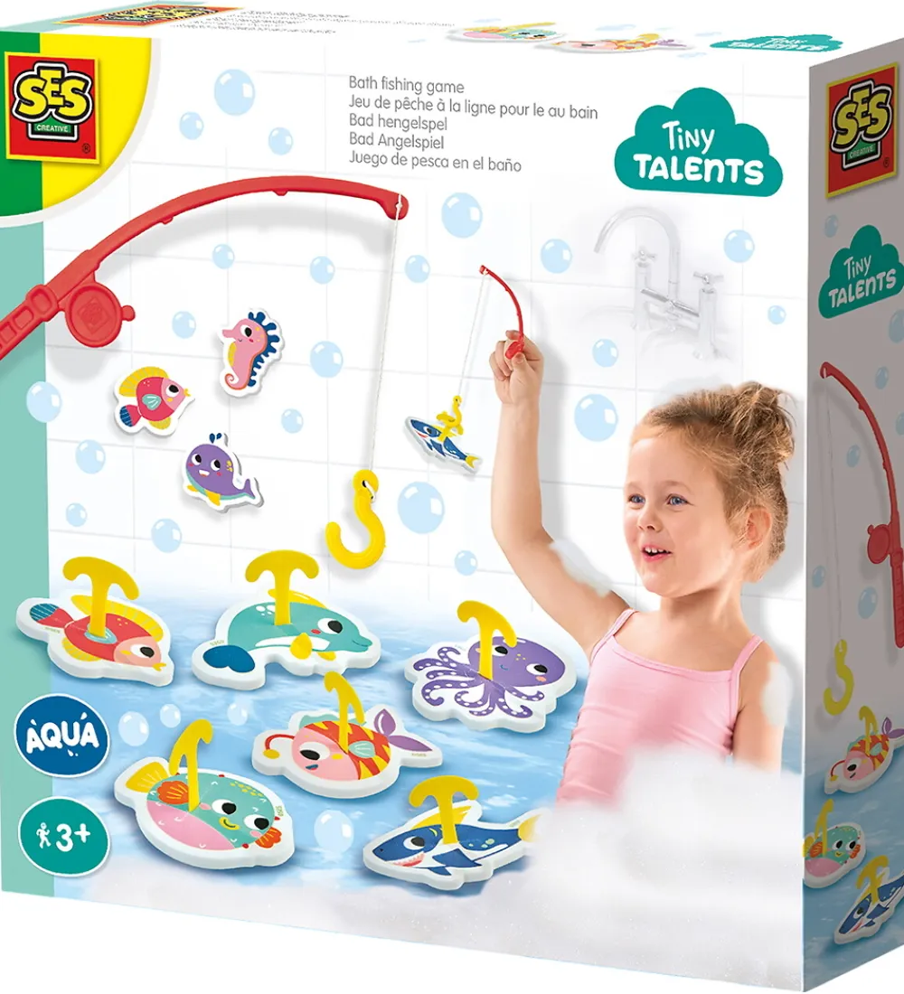 Spil|Badelegetøj-SES Creative Badelegetøj - Fiskespil - Skumfisk