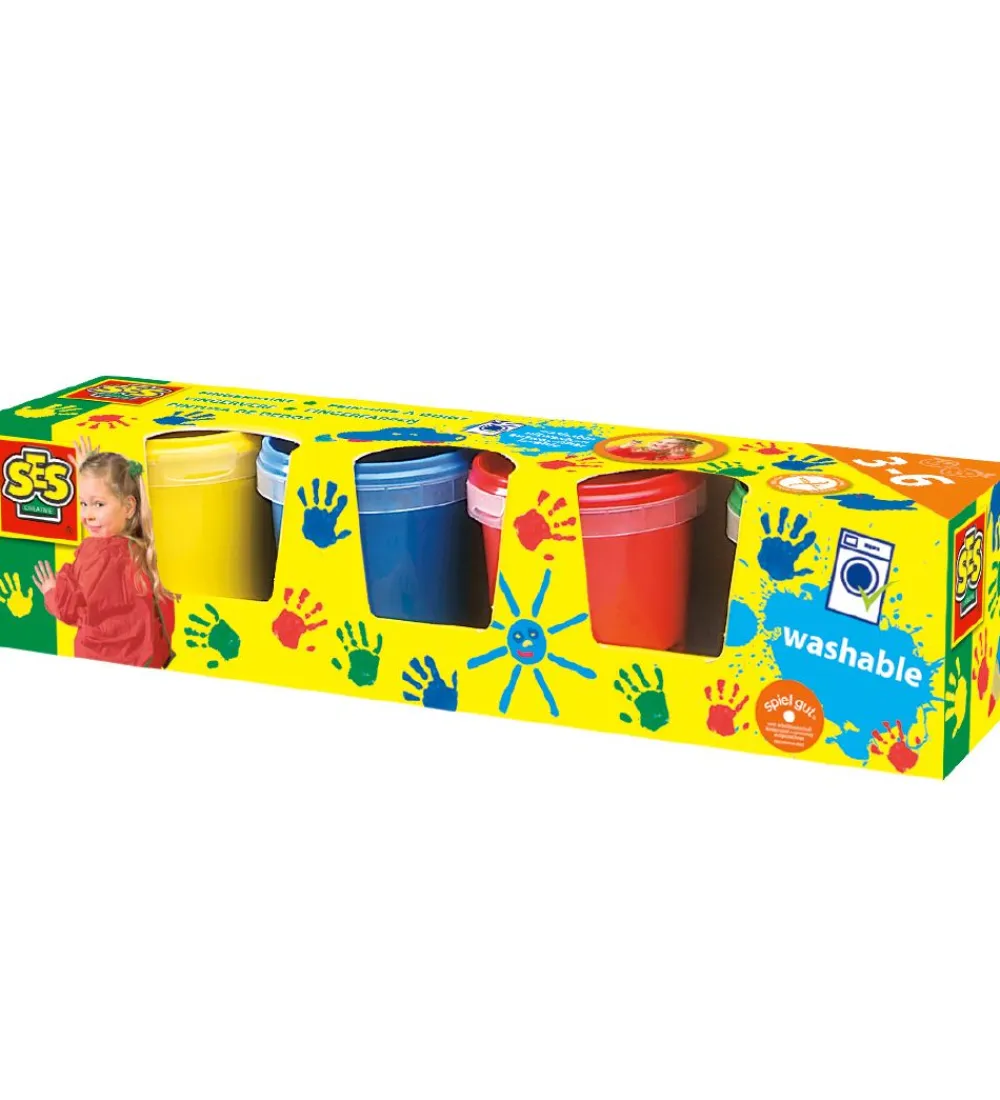 SES Creative Maling*Fingermaling - 4 x 145 ml