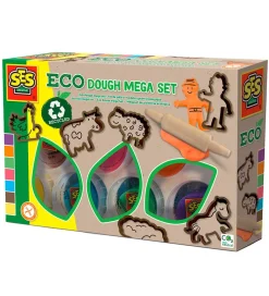 Modellervoks-SES Creative Modellervoks - ECO - 7x90 g - Megasæt